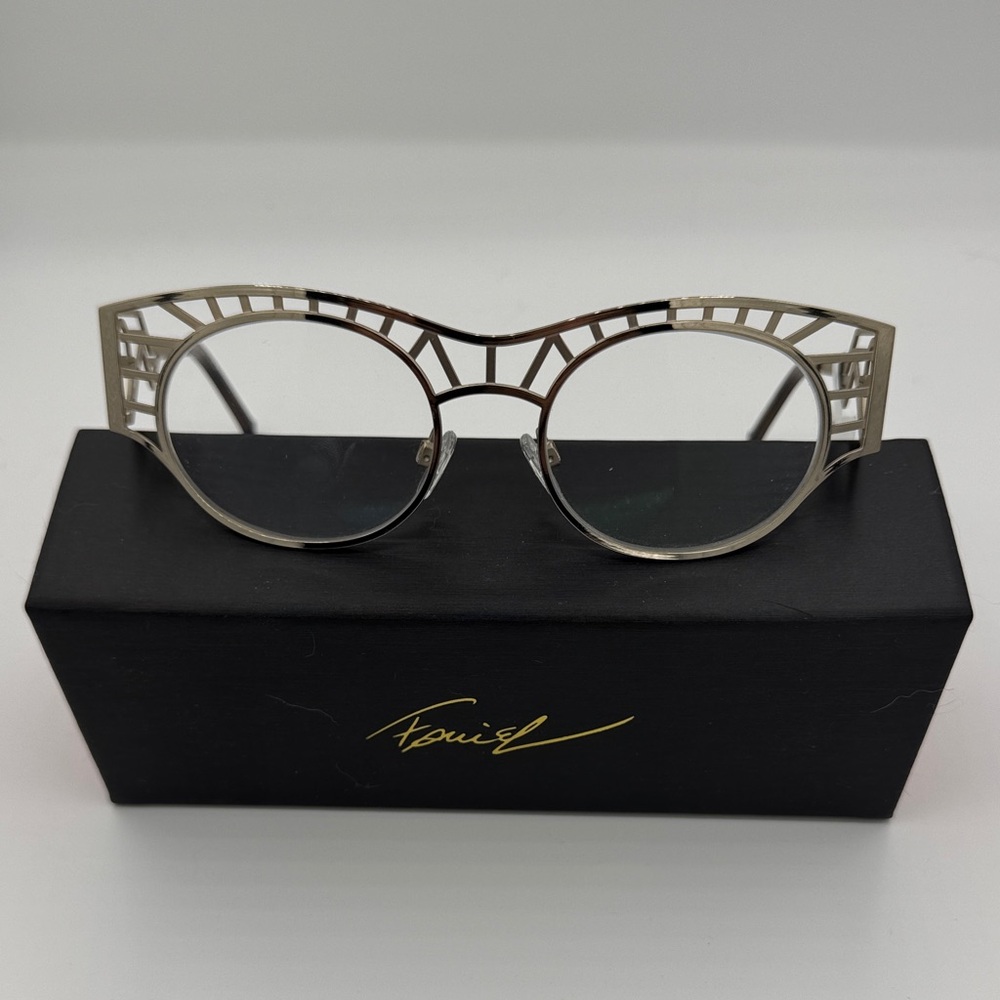 Elegant Silver Women's Glasses